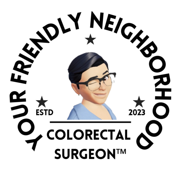 Your Friendly Neighborhood Colorectal Surgeon Sticker